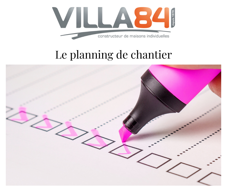 Comment ça marche ... Un planning de chantier ?